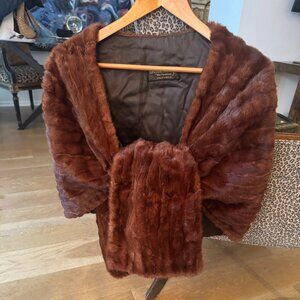 Vintage Mink wrap
